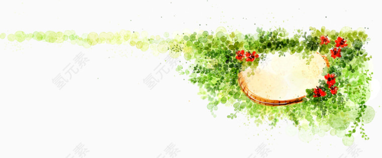花园一角
