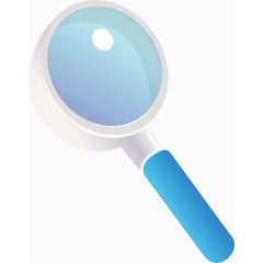 放大镜png矢量素材