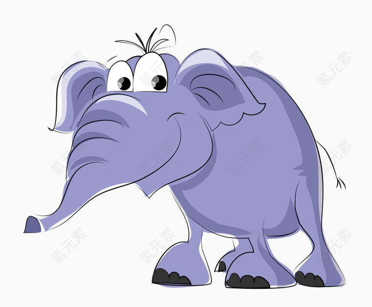 矢量大象素材