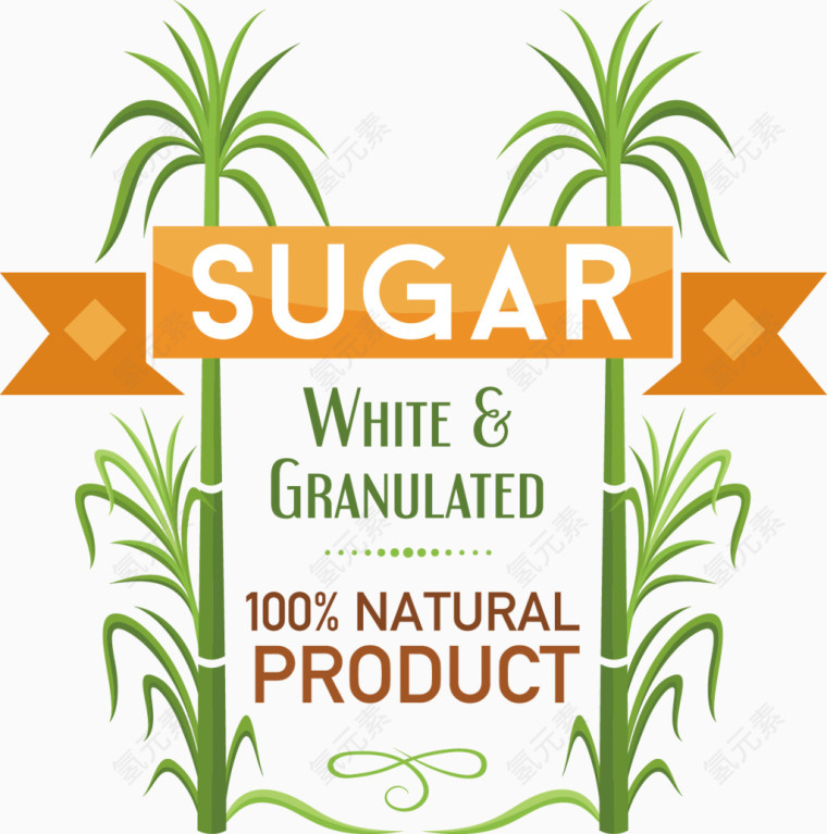 清新糖标签矢量素材