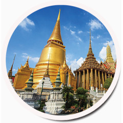 泰式建筑寺庙古典图案