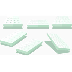 各种角度的床垫