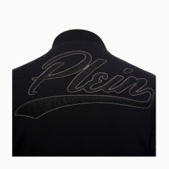 立领棉质拼接外套