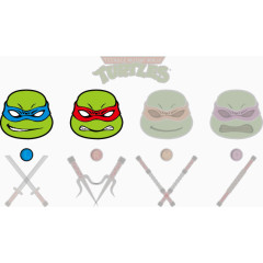 矢量图忍者神龟