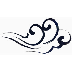 中国风水墨祥云