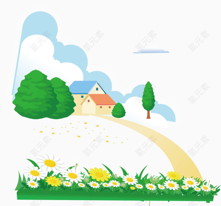 绿色春季背景迎春素材