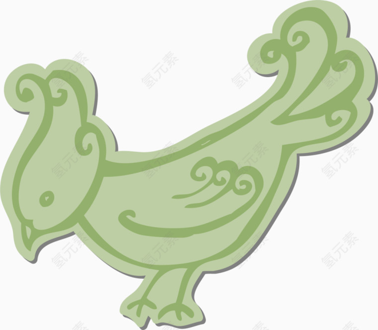 彩色复古标签矢量素材