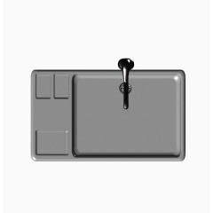 户型图彩平图长方形洗手盆洗脸盆