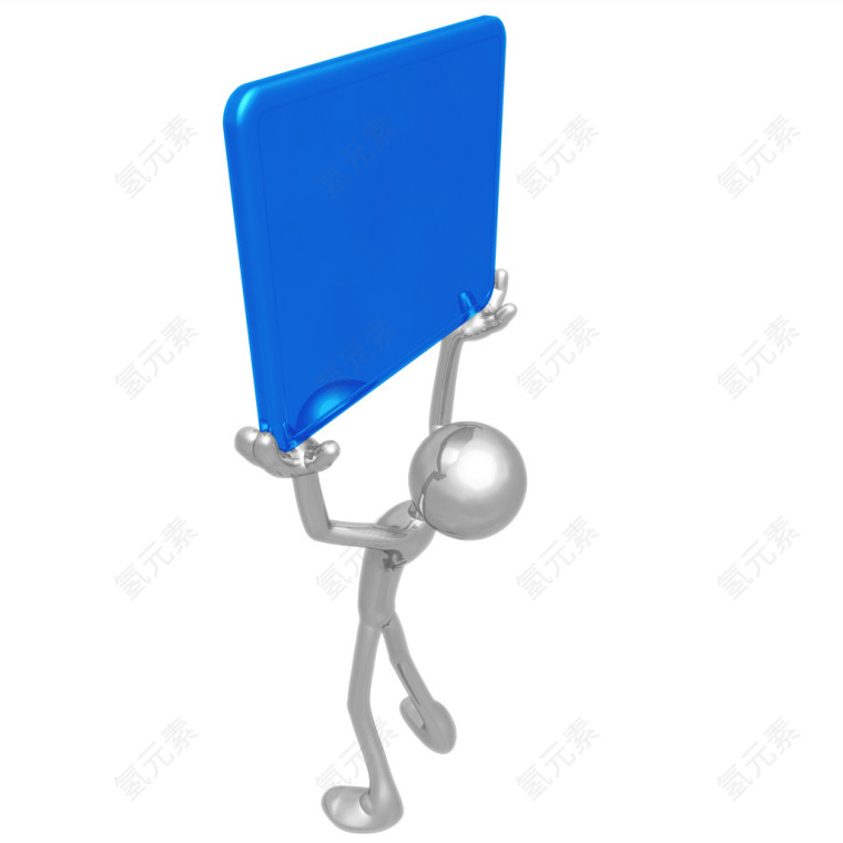 超清晰3D小金人