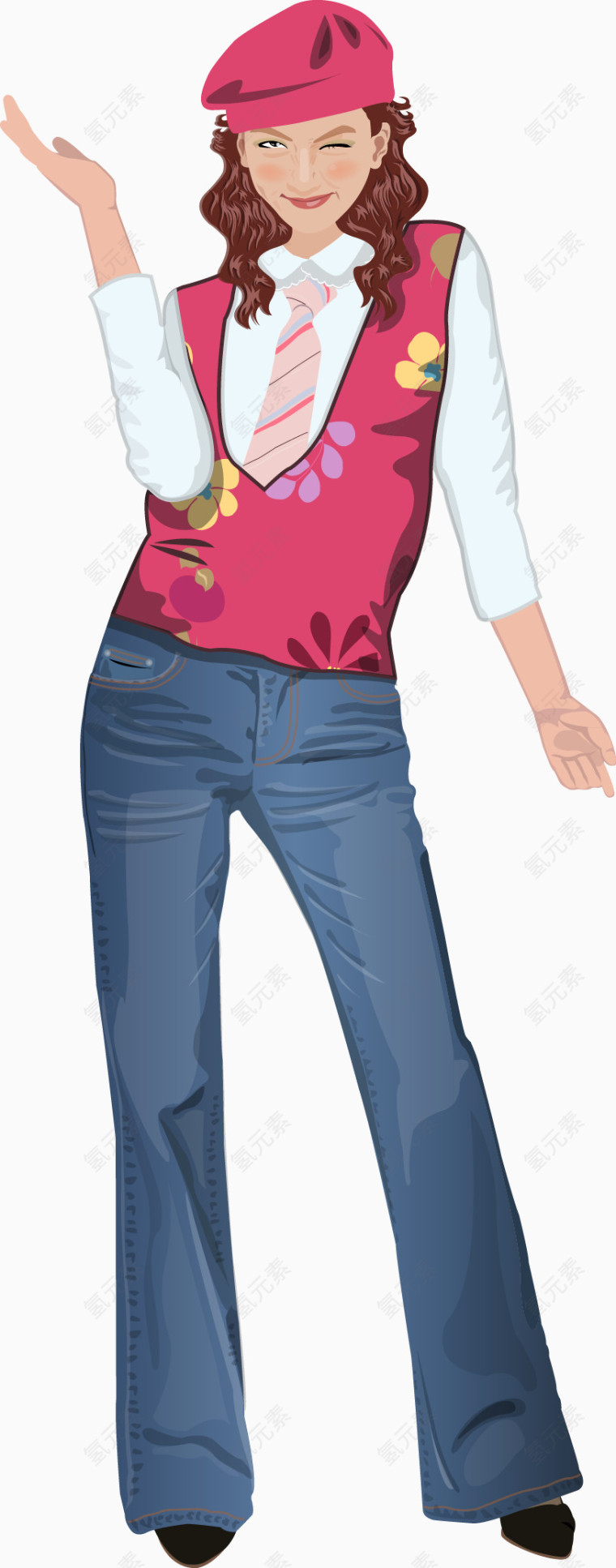 学生装女孩