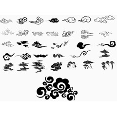 矢量云纹免费下载