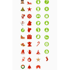 圣诞图标大全