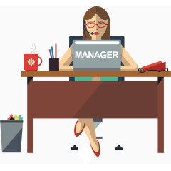 矢量办公室办公素材