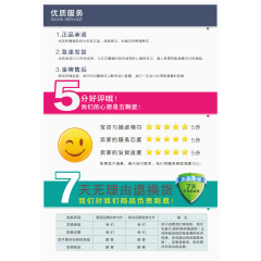 优质服务7天无理由退货