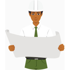 建筑工人矢量素材