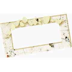 棕色枝叶装饰相框