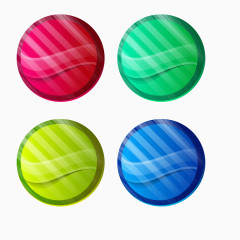 彩色条纹图案圆形