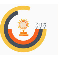 创意彩色能量图