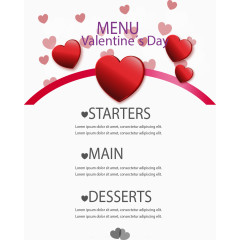 红色浪漫情人节套餐