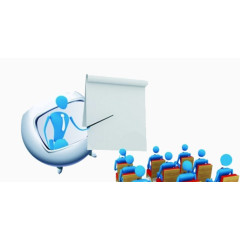 正在上课的机器人