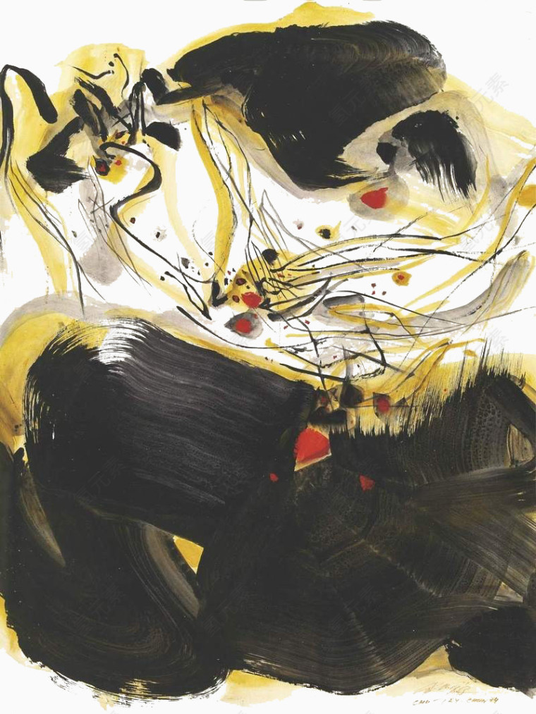 创意水彩涂鸦图画