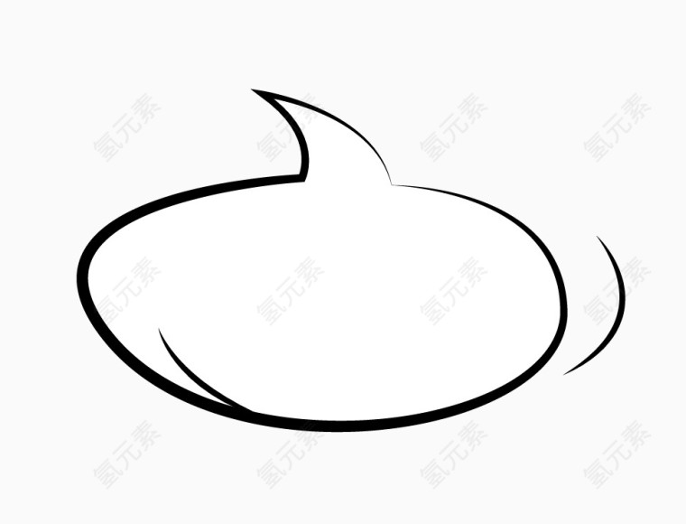 手绘漫画对话框