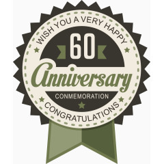 六折促销标签矢量