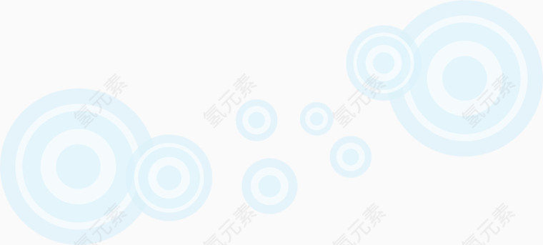 蓝色圆圈漂浮