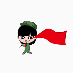 卡通卫兵装饰图案