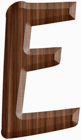 创意大写英文立体字