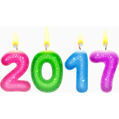 发光彩色球蜡烛