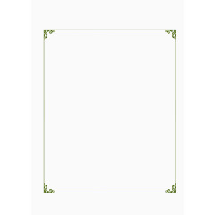 中国风四角边框