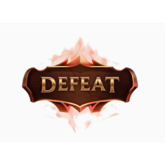 DEFEAT击败图标