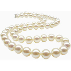 圆润贝壳深海珍珠项链