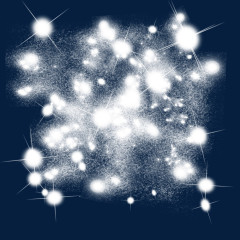 白色的光点素材