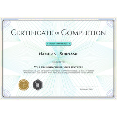 矢量高档荣誉证书