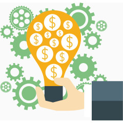 矢量扁平化购物元素设计