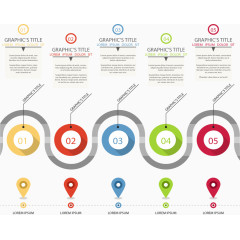 简约弯道时间轴