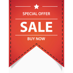 矢量销售促销旗帜