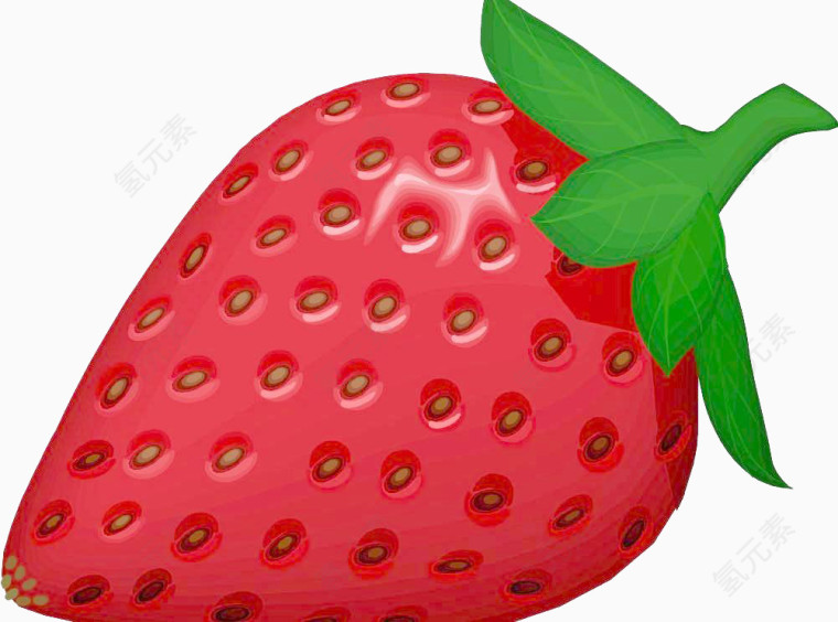高清草莓素材