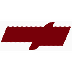 锯齿红色条形图案