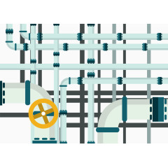 矢量图市政管道