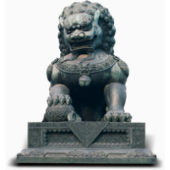 石狮子石像