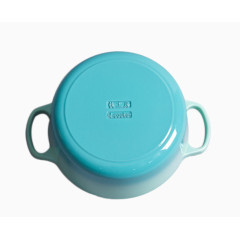 珐琅汤锅锅底特写