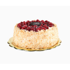 草莓生日蛋糕产品实物免抠图