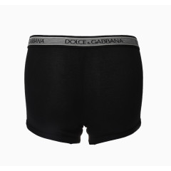 杜嘉班纳灰腰带黑色平角内裤背面