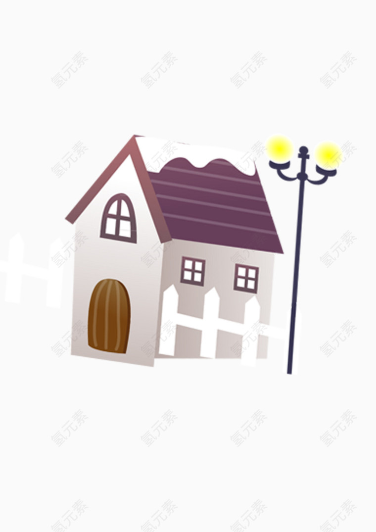 卡通房子