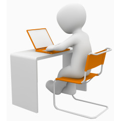 正在工作的男人