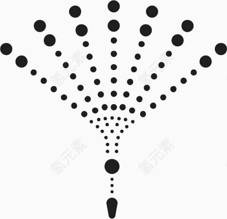 点线面构图底纹角花素材