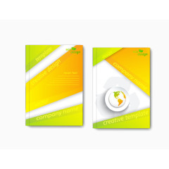 绿色几何图形背景